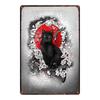 YZFQ Japanese Art Plaque Metal Vintage Tin Sign For Travel Souvenir  Wall Bar Art Restaurant Home Decor 30X20CM DU-6524A