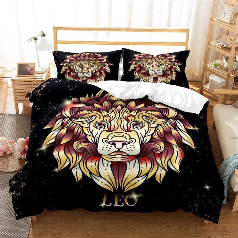 Mystery Constellations Duvet Cover Exotic Abstract Art Bedding Set Microfiber Comforter Cover King Queen For Adults Boys Bedroom