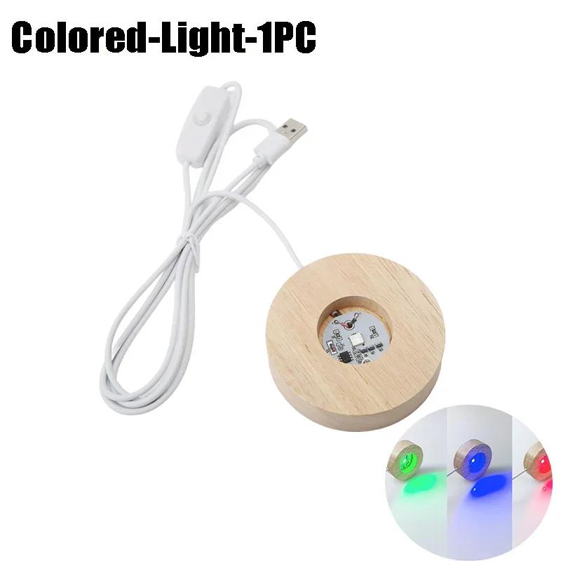 Remote Control Orgonite Pyramid Light Natural Stone Crystal Wood Base LED Night Lamp Dimmable Holder Meditation Decor Healing