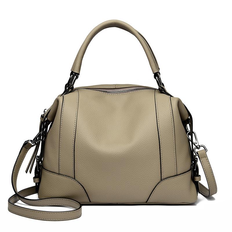 Leather women's bags autumn and winter fashion shoulder messenger bags versatile large-capacity handbags