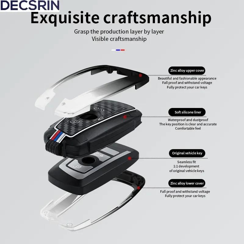 3/4 Button Car Key Case Cover Shell Fob For BMW 1 3 5 7 Series X1 X3 X4 X5 F10 F15 F16 F20 F30 F18 F25 M3 M4 E34 Car Accessories