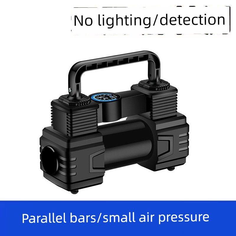 Car-Mounted Air Pump, Portable Fast Dual-Cylinder 12V Lightweight Car Tire Inflator for Small Cars No Light Model