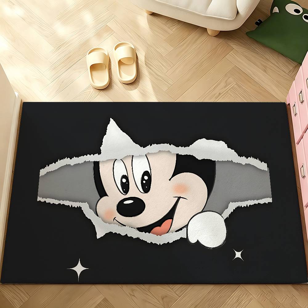 Cute Cartoon M-Mickey M-Mouses Carpet Bathroom Anti-slip Mat Door Mat Home Decoration Mat Entrance Door Mat Scratch-resistant
