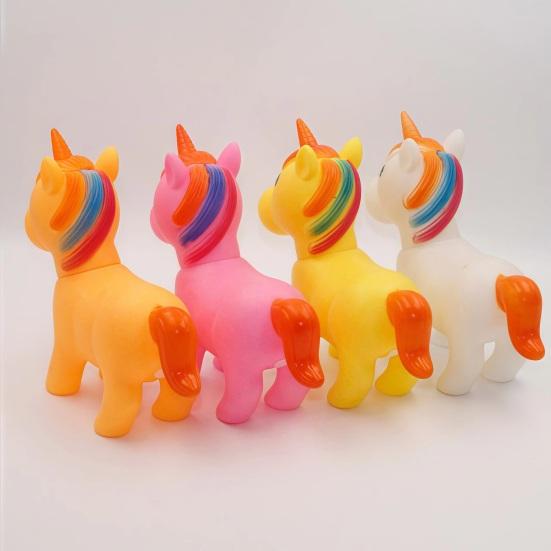 Squeaky Squeeze Toy with Sound Soft TPR Fidget for Kids Cute Animal-Shaped Decompression Gadget Fun Stress Relief Gift for Children