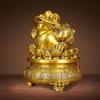 Fengshui Zhaocai Reines Kupfer Goldene Kröte Ornament Zieht Reichtum und Schätze an Schale voller Schätze Heimdekoration Eröffnungsgeschenke