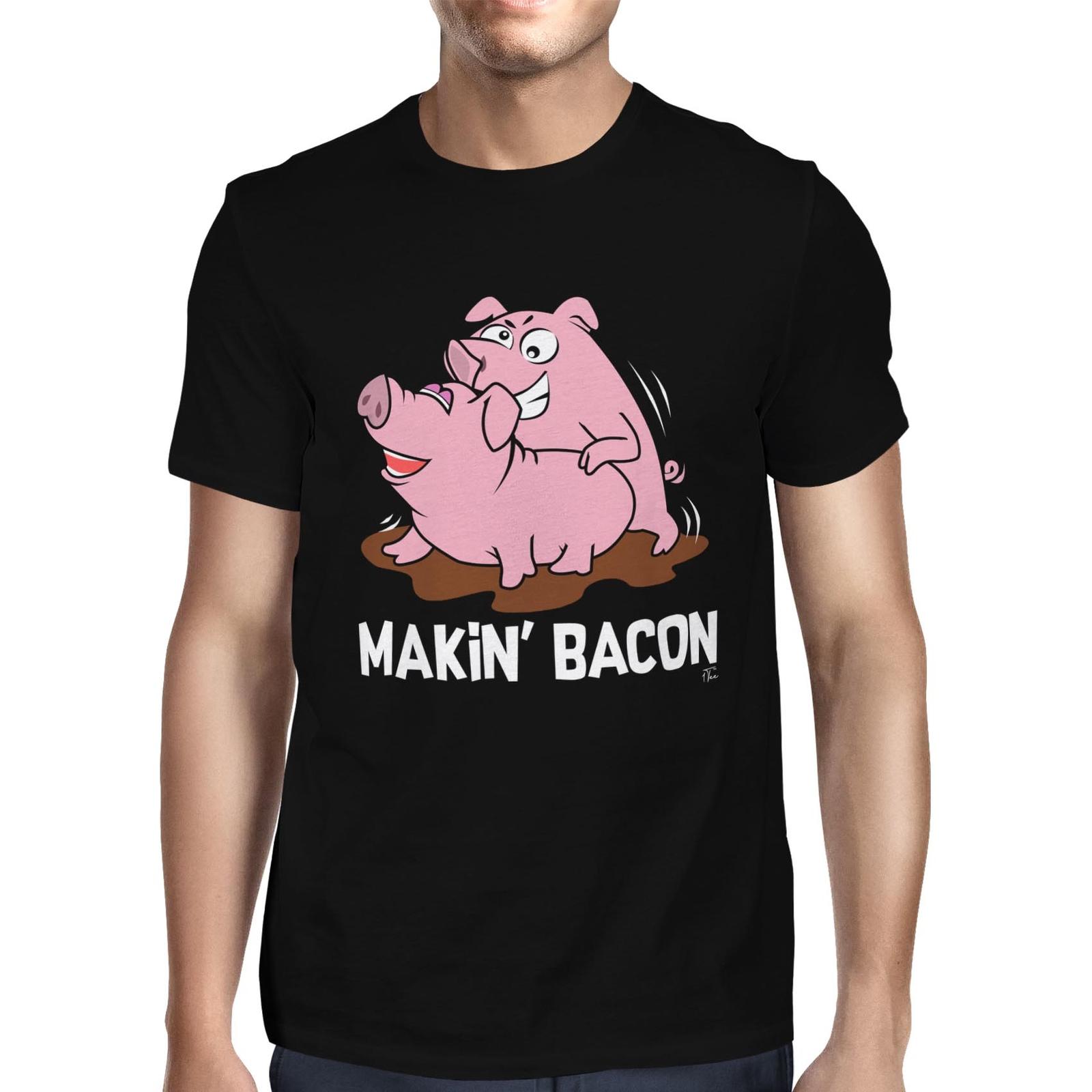 1Tee Mens Makin Bacon Pig T-Shirt S разноцветный