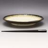 Mino ware hand-formed pasta dish, Sabisuren pattern, K131083