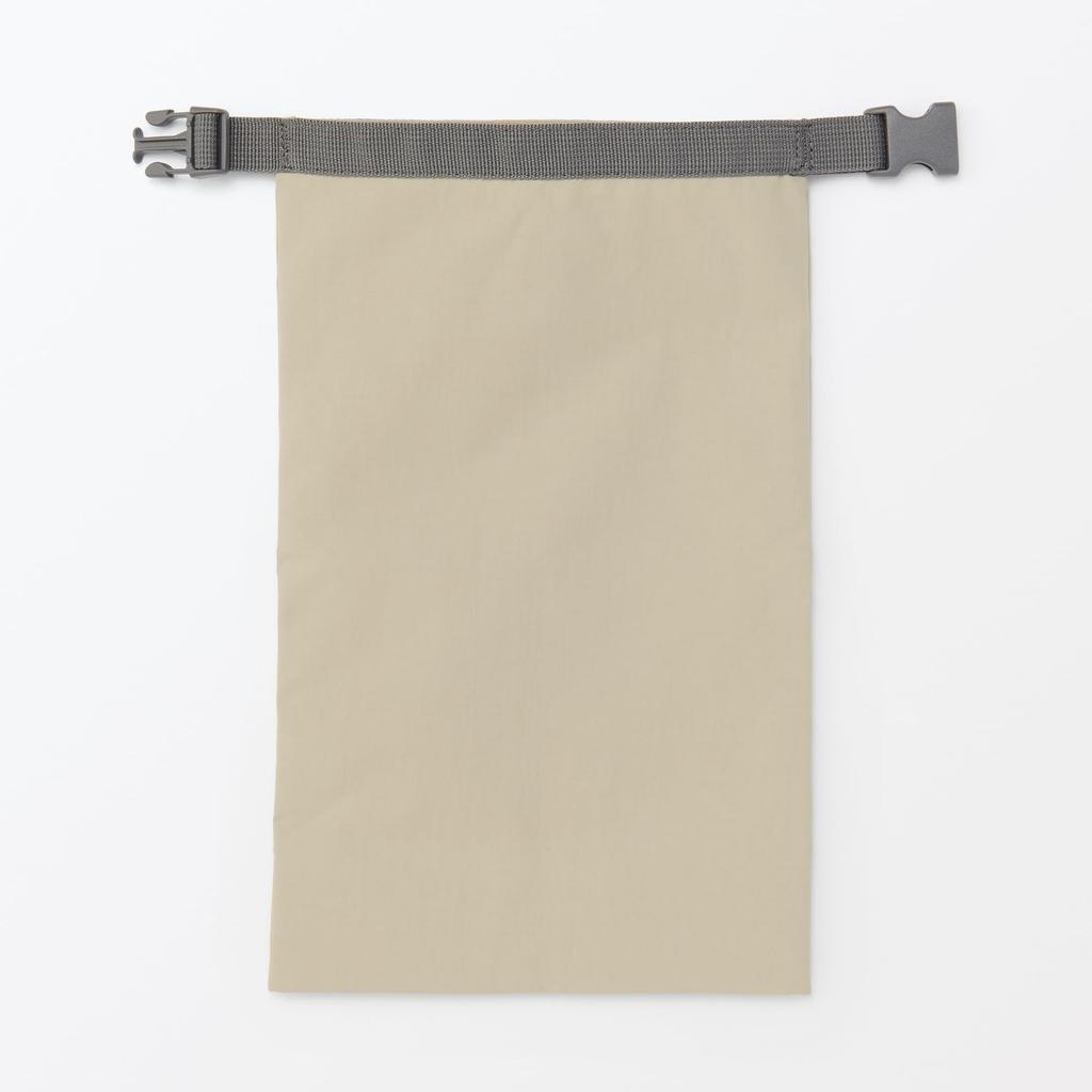 MUJI Adjustable Height Lunch Bag Roll Top Small Beige 84843051