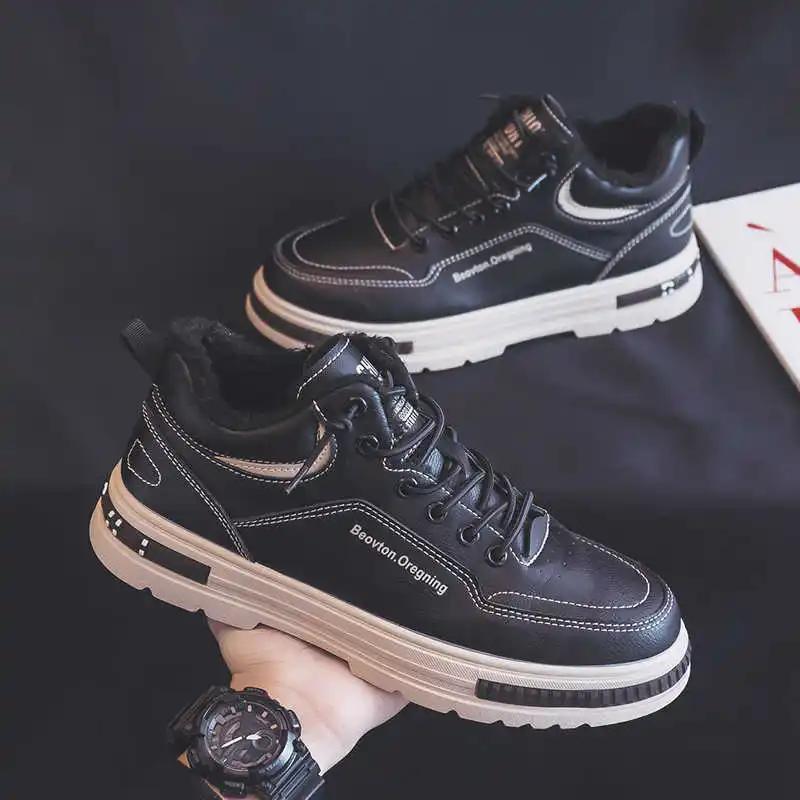 Fashion Fur High Platform Sneakers 43 Casual Sport Women Shoes Cheap Goods High End Zapatiilas Funky Cool College Order Zapatiilas