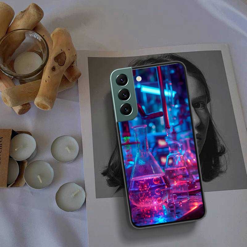 Experimental Vessel Materials, Biological Samples Phone Case For Samsung Galaxy S22 S25 Ultra S21 S10 Plus S26 Edge S20 S23 S24