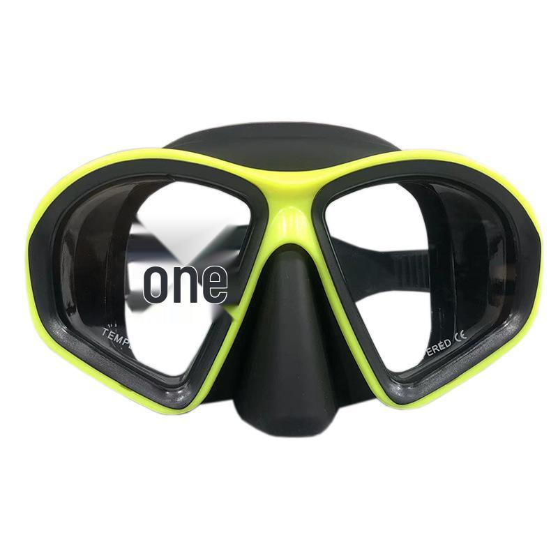 Adult Diving Mask with Tempered Glass and Silicone Seal