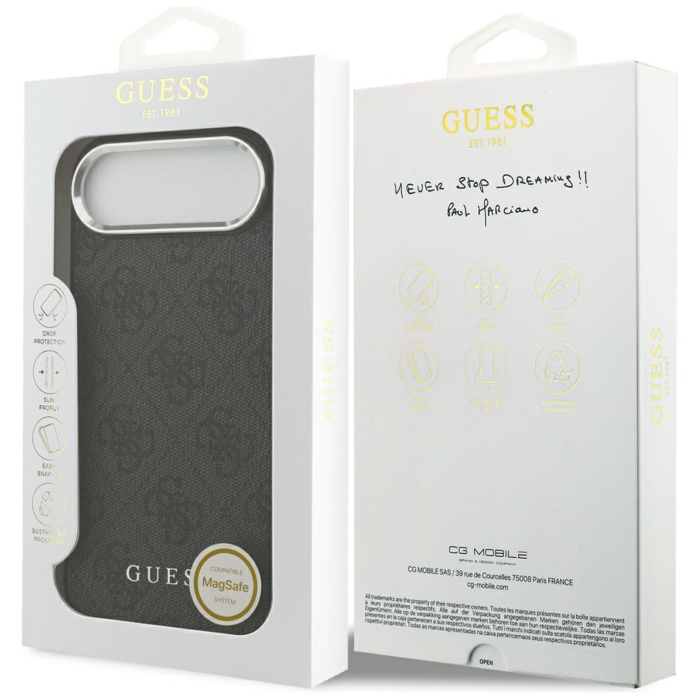 Guess 4G Classic Logo MagSafe case for iPhone Air black
