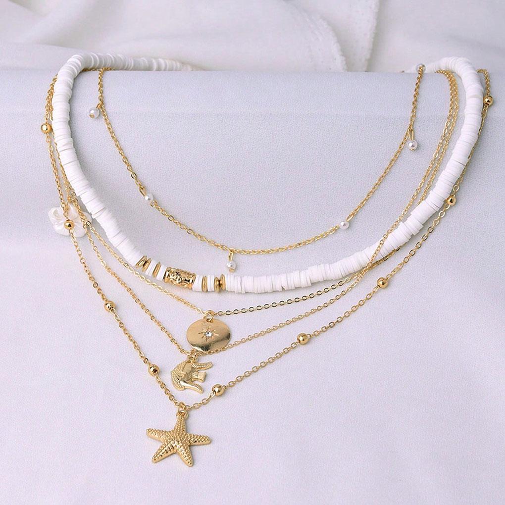 Distinct Layers Choker Necklace Classic And Fashionable Necklace For Women Pendant Necklace Retro