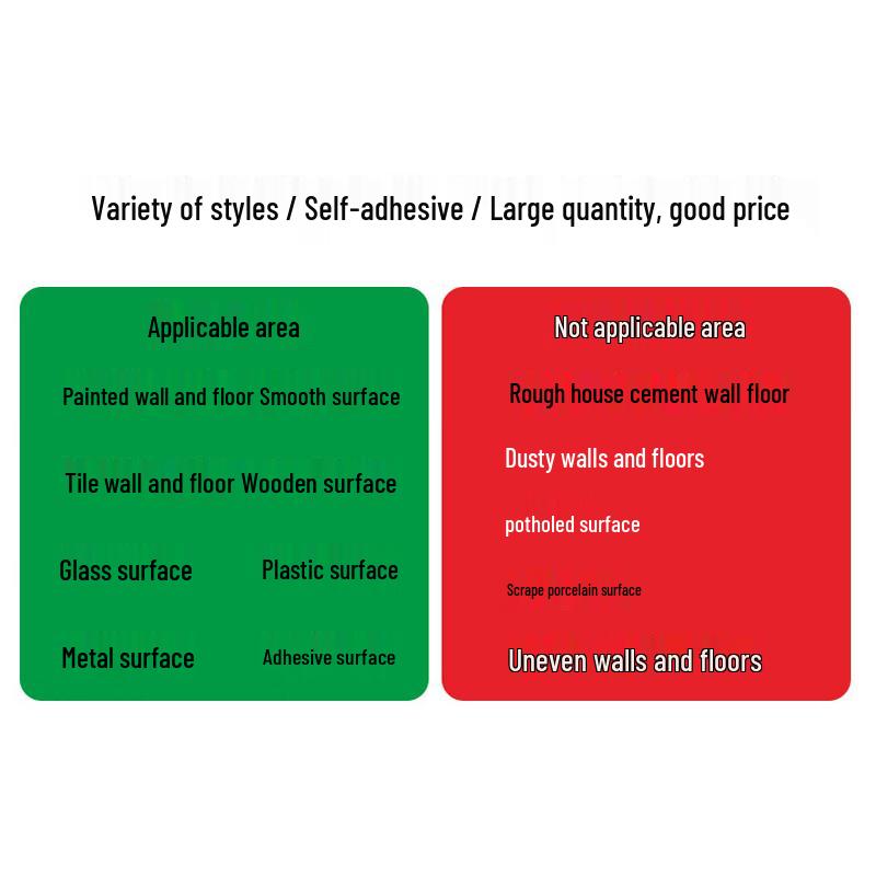 5S/6S L-Shaped Floor Marker Stickers