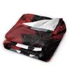Dracula Halloween Blanket  Warm Aesthetic Plush Throw Blanket For Couch Chair Sofa Bed Travel Flannel Bedspread Bed Cover