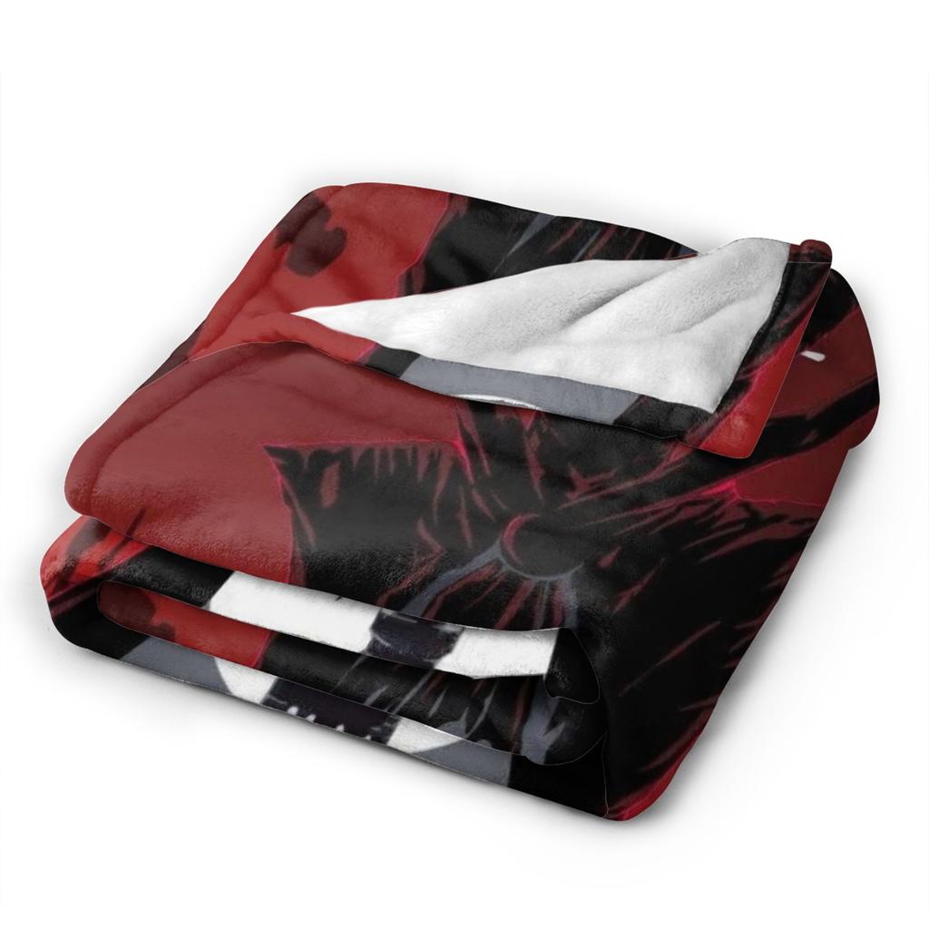 Dracula Halloween Blanket  Warm Aesthetic Plush Throw Blanket For Couch Chair Sofa Bed Travel Flannel Bedspread Bed Cover