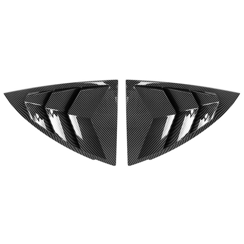 2pcs Car Rear Window Shutter Cover Trim Window Louver Side Vent Trim For Tesla Model 3 Model Y 2017-  Accessories