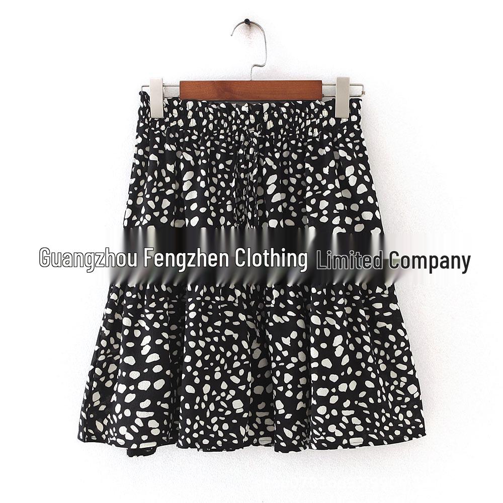 

Женская модная мини-юбка с принтом, с высокой талией, пляжная, миди - Большой размер Small