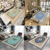 Fashionable American Geometric Flower Stitching Ethnic Living Room Bedroom Bedside Carpet Floor Mat Decorative Alfombra Tapis