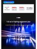 LED Dual-Eye Retro Splicing Matrix Stage Light for Live Theater and Colorful Running Horse Effects