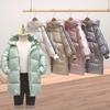 4-12J Kinder Kapuzen-Daunenmäntel Jungen Mädchen Herbst Winter Warme Jacken Kinder Lässig Mode Oberbekleidung Teenager Verdickte Kleidung
