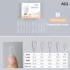 100Pcs/Box Matte Fake Nails No Polishing Press On False Nails Medium Short Design High Matt Soft Gel Nail Tips For Extension
