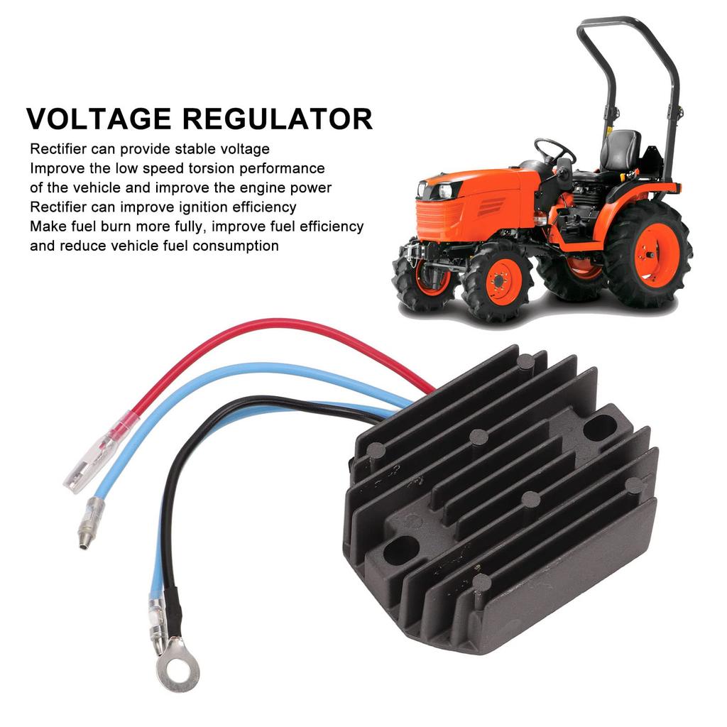 Voltage Regulator Aluminum Alloy 66611 55250 Replacement Kubota Tractor B4200 B5100 Kubota 6100