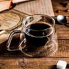 200ML Transparent Heat-resistant Espresso Cup Double Wall Glass Coffee Mug with Handle Cappuccino Latte Breakfast Tea Water Cups