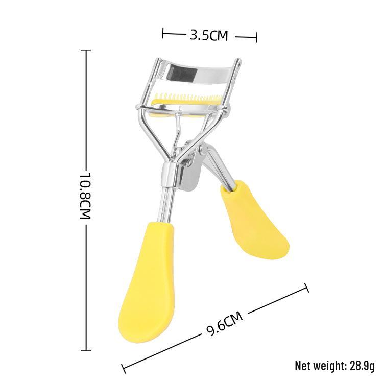 Duckbill Handle Wide-Angle Eyelash Curler - Portable Color Curling Tool