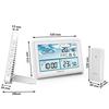 Wetterstation Mit Display Bd-909 Weiß