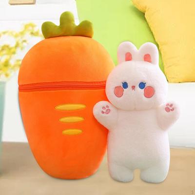 Carrot Toy Stuffed Animal Pillows, Doll Cuddle for Holiday Valentine Day