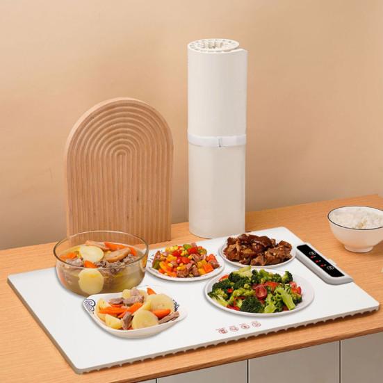 

Электрический подогреватель Yousheng, силиконовый нагревательный коврик с 3 настройками температуры, цифровым дисплеем, автоматическим отключением, портативная складная грелка US Plug