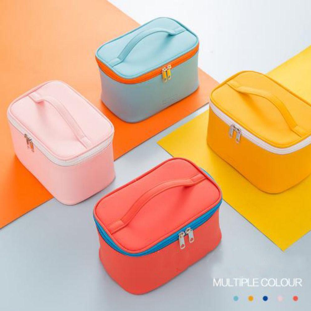 Waterproof Travel Cosmetics Holder Portable Women's Grooming Bag High Quality PU Makeup Bag