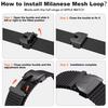 Milanaise Armband aus Titanmetall für Apple Watch Ultra 2/3 Armband 49mm Serie11 46MM Armband iWatch Serie 10 9 8 7 6 5 SE 45mm 44mm 42mm