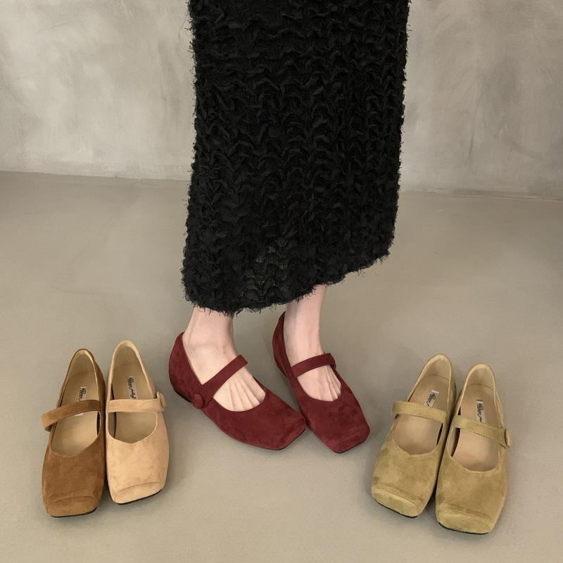 Fashion Bailamos 2025 Spring Brand Women Flats Soft Leather Eelgant Dress Shoes Square Toe Shallow Slip On Ladies Casual Ballet Shoes