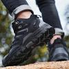 High-top Hiking Shoes Men Women Breathable Mesh Casual Sneakers Non-slip Wear-resistant Outdoor Footwear for Camping Trekking