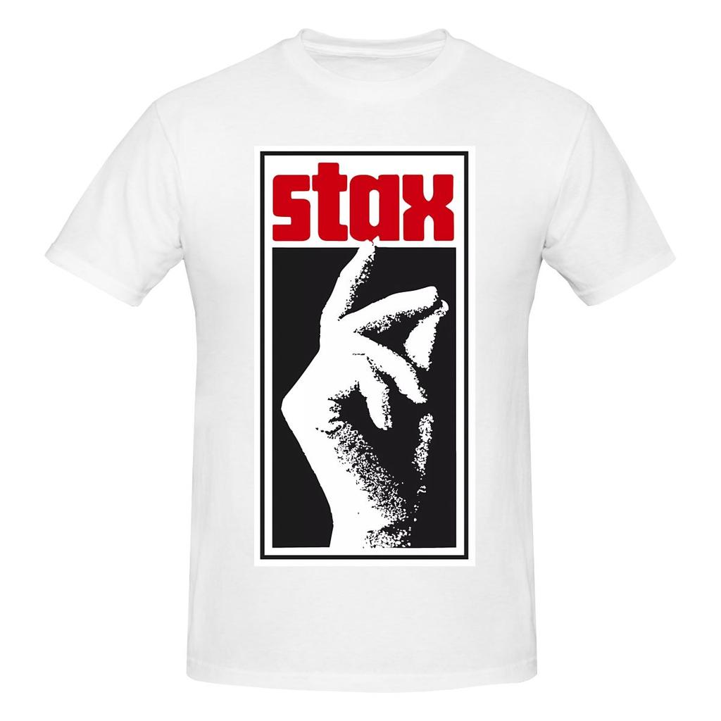 Stax Records American Style Tshirt Japanese Retro Soft Tones Tshirt