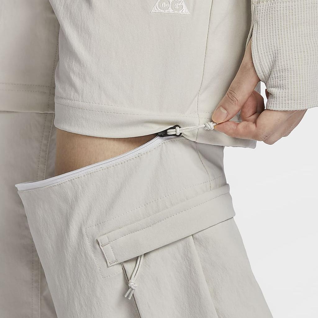 Nike Women's ACG Smith Summit Zip Off Cargo Pants Light Bone FB7884-104