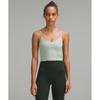 Align  Cropped CAmi TAnk Top  Light Support  A B Cup jAde Grey