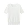 Fashion Style Summer New Arrival Women's Clothing All-Matching Round Neck Short Sleeve Basic Stripes Knitwear 8851017 105