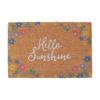 Hello Sunshine Floral Door Mat