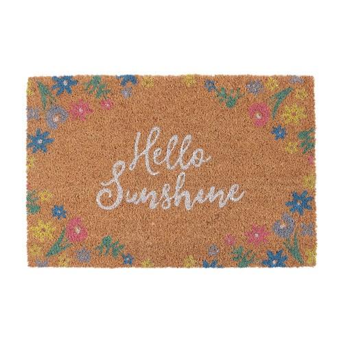 Something Different Hello Sunshine Floral Door Mat