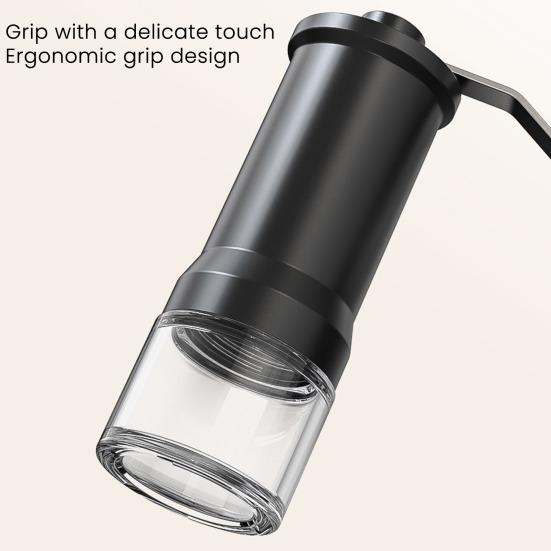 Mini Manual Coffee Grinder with 40 Adjustable Settings Portable Hand Coffee Bean Mill Conical Burr Grinder for Travel Camping Office Espresso