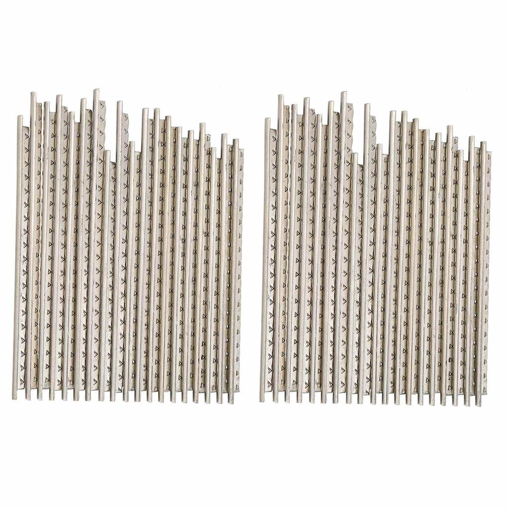 2 Set White Copper Guitar Fret Wires for 19 Frets Classical Guitar Replacement Parts Cupronickel 2.0mm