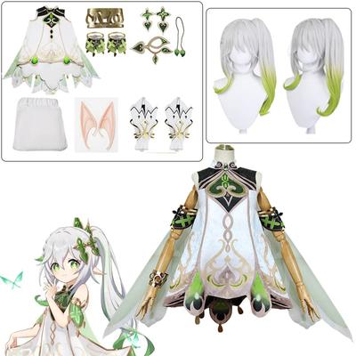 Nahida Cosplay Nahida Lesser Lord Kusanali przebranie na karnawał dziewczyna sukienki peruka garnitur ubrania kostiumy na imprezę Halloween