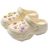 Hole Shoes New Puff Clouds Non-slip Arch Support Not Tired Feet Thick-soled Slippers