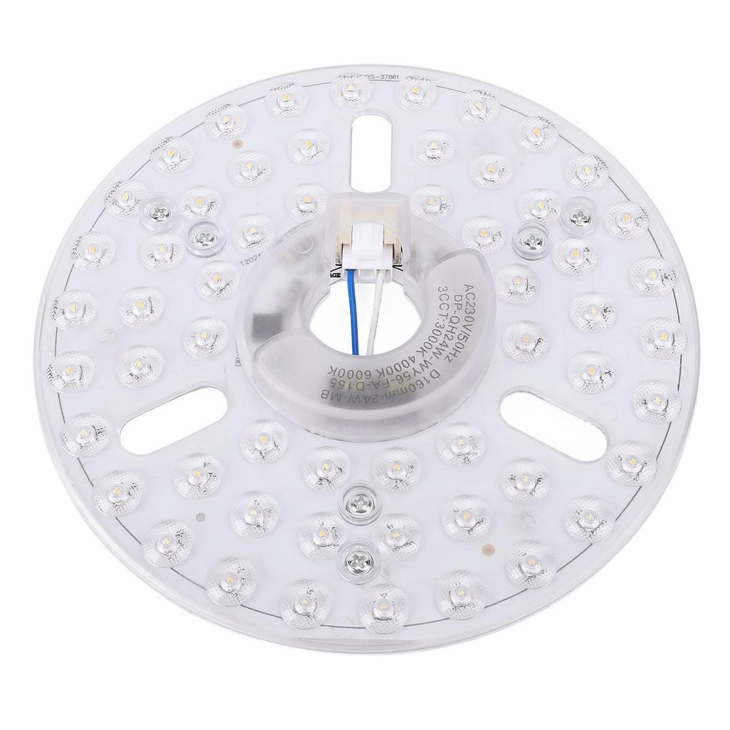 6.3in LED Ceiling Fan Light Kit Magnetic 24W Dimmable 3CCT 3000K 4000K 6000K Ceiling Fan Light Replacement Panel 230V