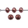 Floral Edge Spacer Beads Ornate Metal Small Hole Charms For Bohemian Beading Supplies