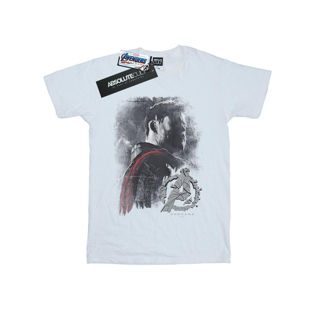 Marvel Womens/Ladies Avengers Endgame Thor Brushed Cotton Boyfriend T-Shirt