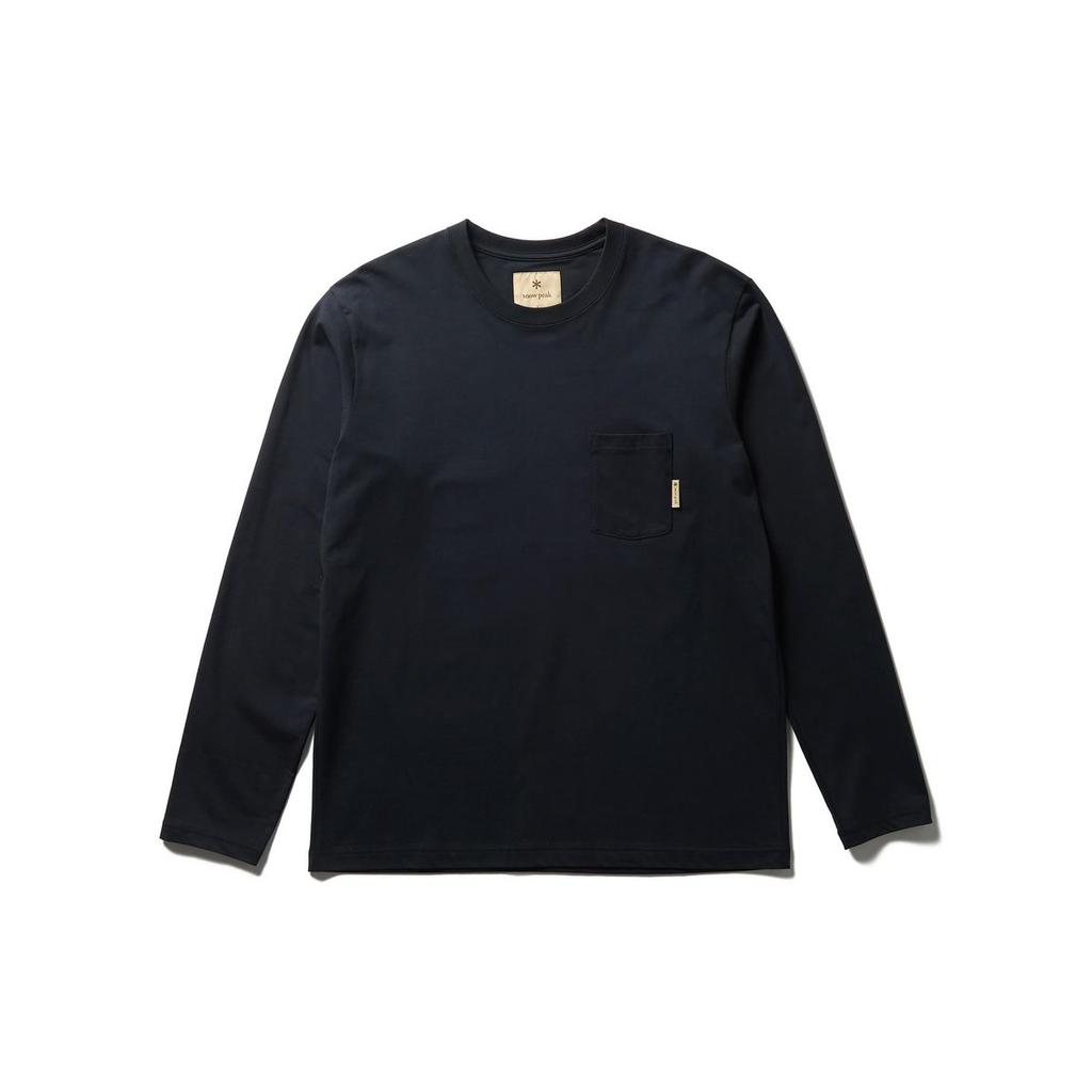 Snow Peak TL Sunset Plating L/S T-Shirt SPTL-TS-26SU910 Black Size M - Unisex Outdoor Long Sleeve Tee